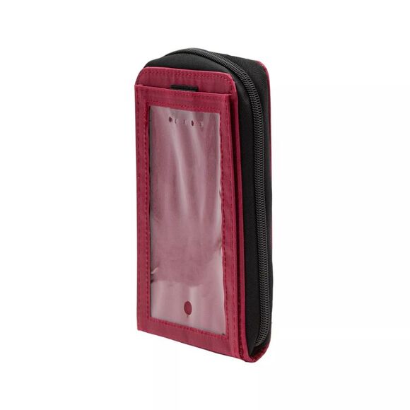 Design Touchscreen Smartphone Crossbody Bag with RFID Technology in Burgundy - Picture 4 of 9